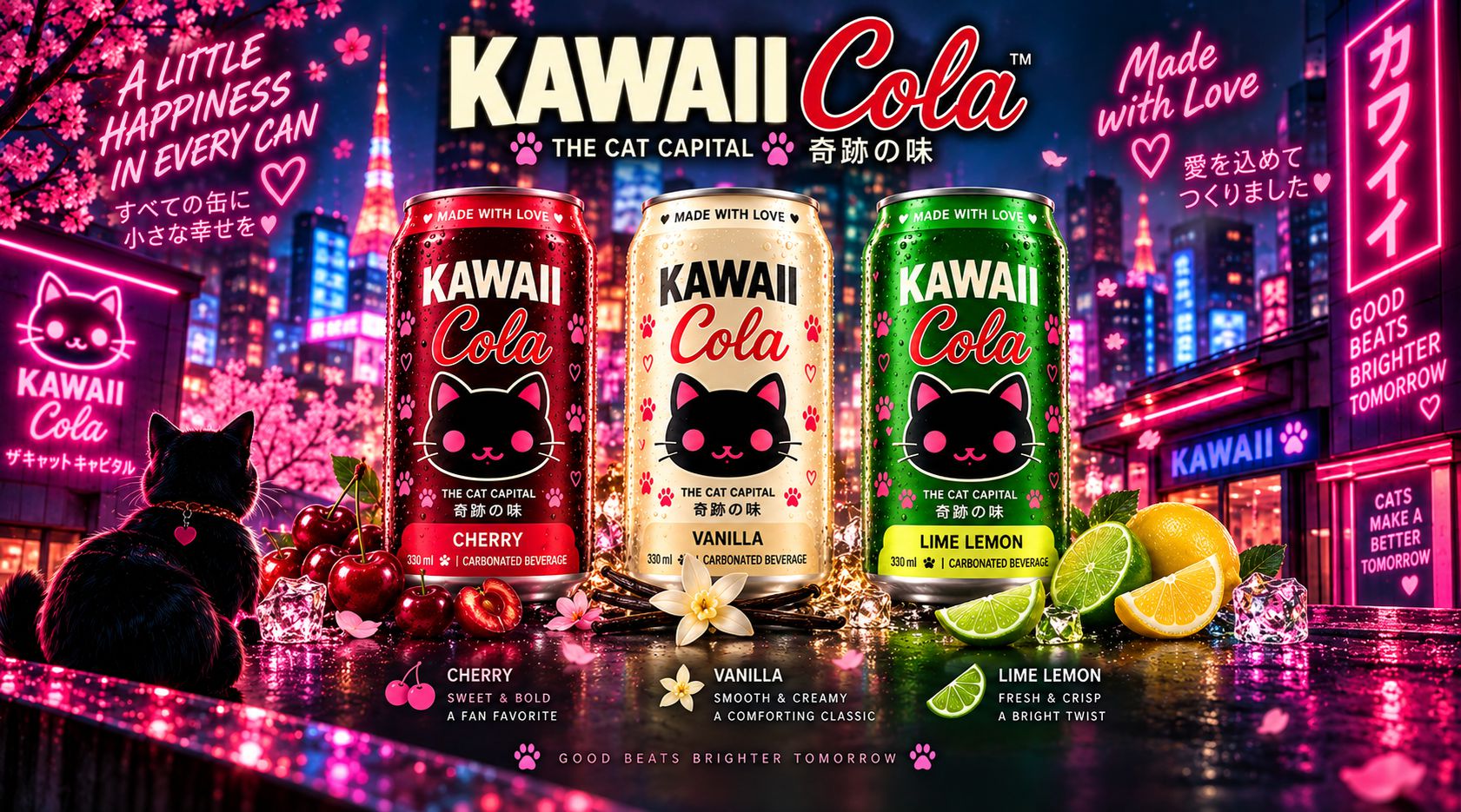 Classic flavours · Cherry / Vanilla / Citrus